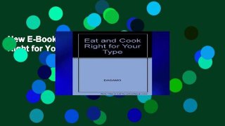 New E-Book Eat and Cook Right for Your Type Unlimited