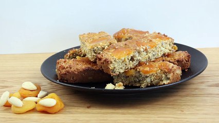 Barre de muesli aux abricots