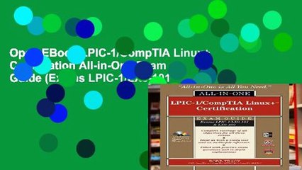 Open EBook LPIC-1/CompTIA Linux+ Certification All-in-One Exam Guide (Exams LPIC-1/LX0-101