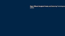 Open EBook Surgical Knots and Suturing Techniques online