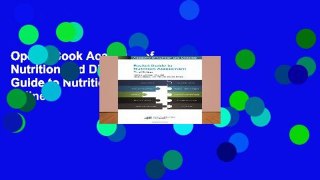 Open EBook Academy of Nutrition and Dietetics Pocket Guide to Nutrition Assessment online
