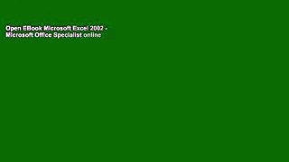 Open EBook Microsoft Excel 2002 - Microsoft Office Specialist online