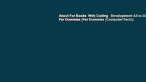 About For Books  Web Coding   Development All-in-One For Dummies (For Dummies (Computer/Tech))