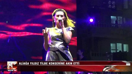 Aliağa Yıldız Tilbe Konserine Akın Etti