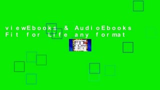 viewEbooks & AudioEbooks Fit for Life any format