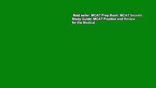 Best seller  MCAT Prep Book: MCAT Secrets Study Guide: MCAT Practice and Review for the Medical