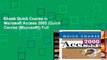 Ebook Quick Course in Microsoft Access 2000 (Quick Course (Microsoft)) Full