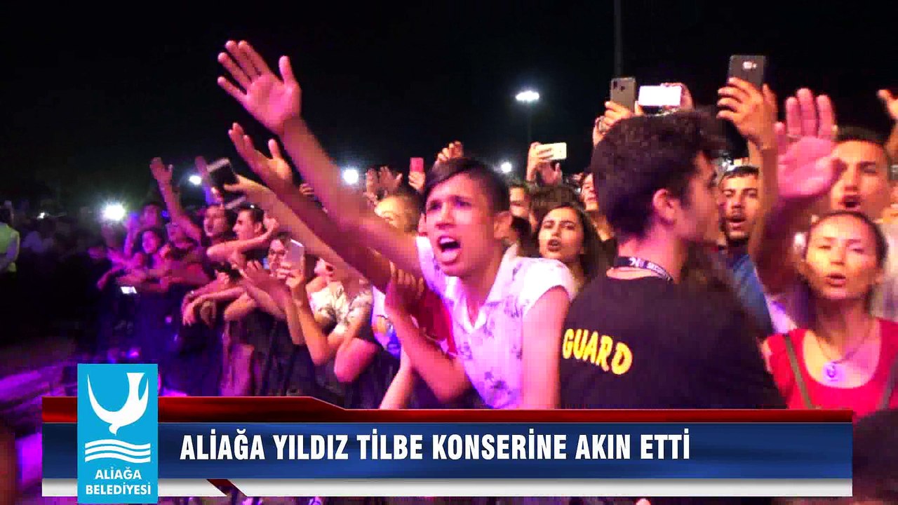 ALİAĞA YILDIZ TİLBE KONSERİNE AKIN ETTİ