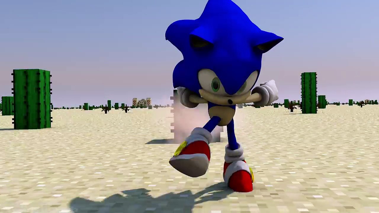 SONIC IN MINECRAFT [3D Minecraft Animation]