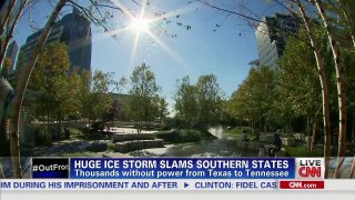Huge ice storm slams southern states