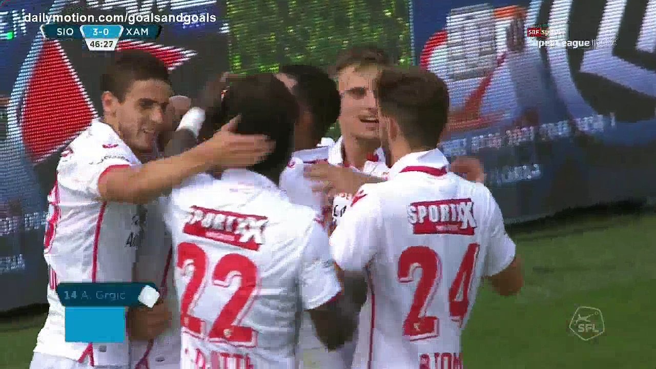 Anto Grgic Goal HD - FC Sion 3 - 0 Xamax - 05.08.2018 (Full Replay)