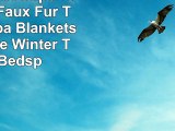 Twin Blanket Super Soft Plush Faux Fur Taupe Sherpa Blankets  Reversible Winter Throw