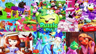 BIG HERO 6 Disney Puzzle Games Jigsaw Puzzles Rompecabezas Hiro Baymax Toys Video For Kids