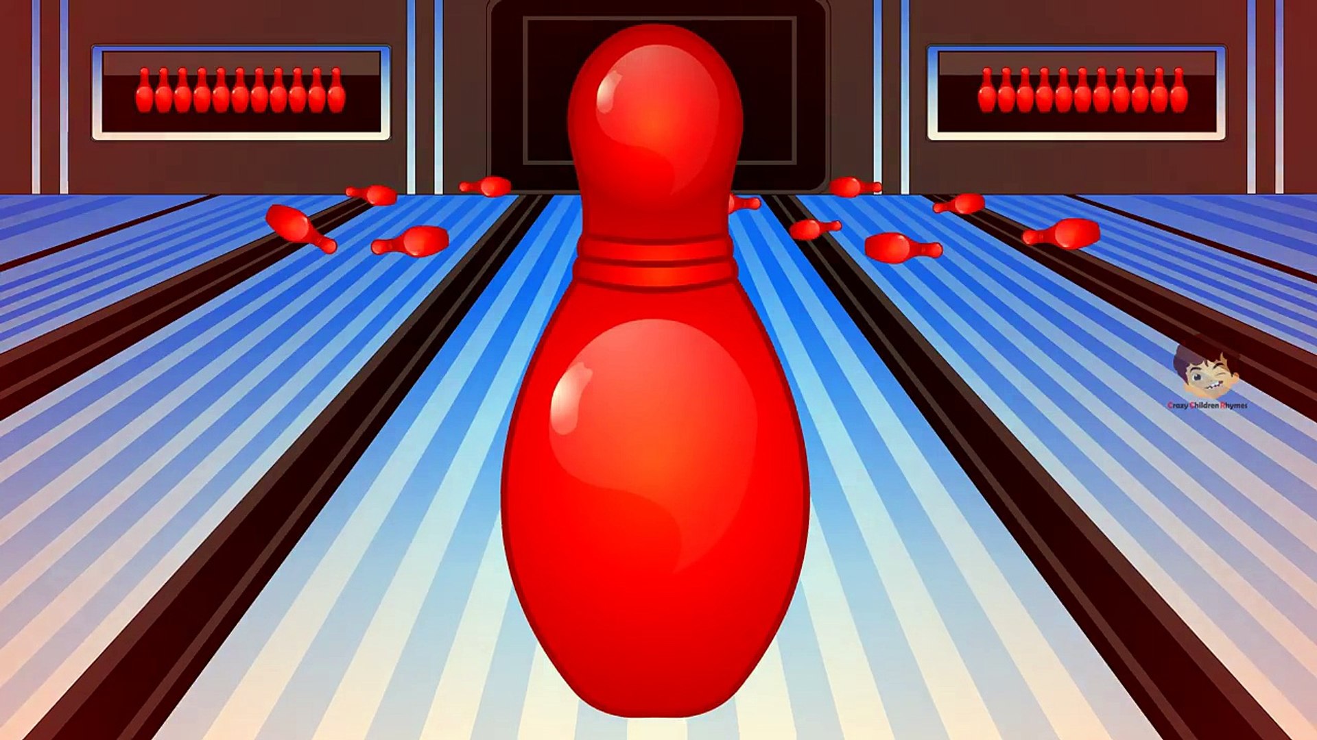 Learn colors with colors bowling game Nursery children learn colors videos  kids Learning V - video Dailymotion