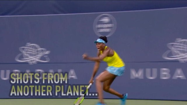 لقطة: تنس: تالّق لافت للمخضرمة فينوس وليامز في بطولة سان خوسيه