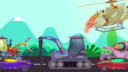 Zombie Attack | Scary garbage truck Video | Video For kids | Colors book For Kids| Toy dri