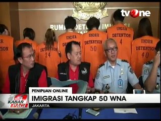 Petugas Akan Deportasi 50 WNA Pelaku Cyber Crime