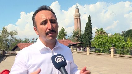 Antalya'nın simgesi: 8 asırlık Yivli Minare - ANTALYA