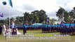 The students of Gospel High School conducted their Passing Out Parade today at the school grounds where the Commander of the Fiji Navy, Humphrey Tawake was the
