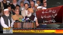 Siraj Ul Haq vs Fazl Ur Rehman for The Post of Deputy Speaker