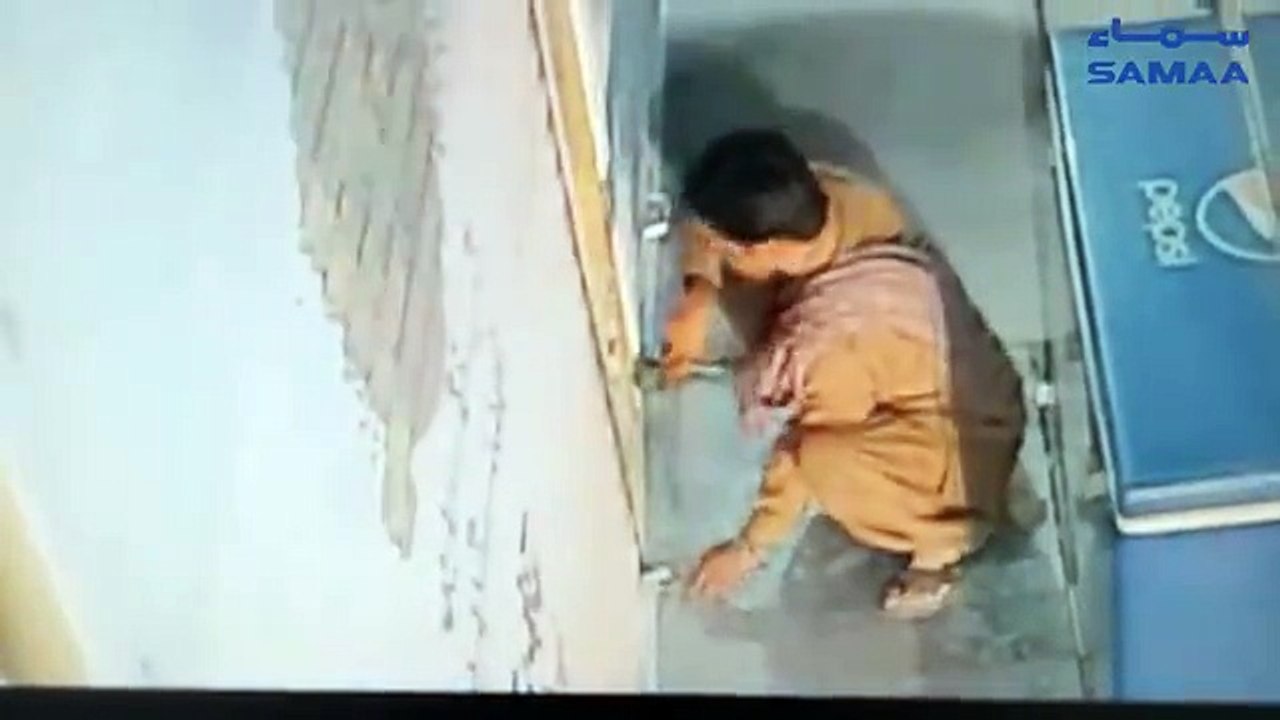 CCTV Footage Thief Looting The General Store