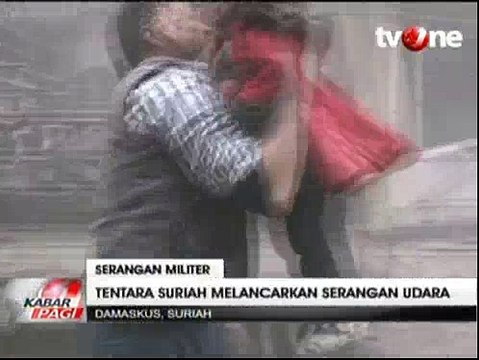 Suriah Kembali Melancarkan Serangan ke Damaskus