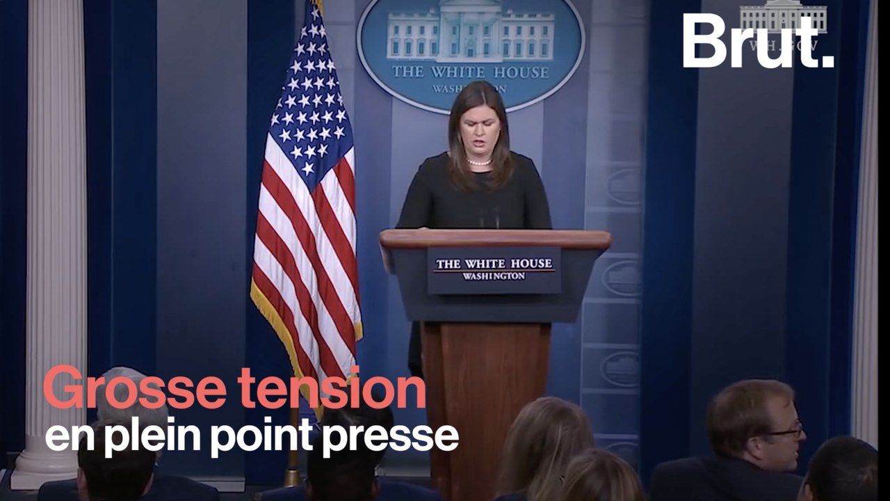 Tension entre un journaliste et la porte-parole de la Maison Blanche…