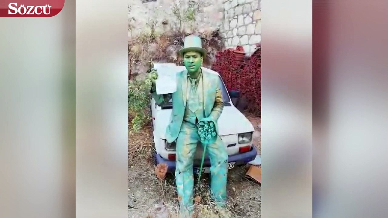 Alaçatı'nın ayıbı! Sokak sanatçısına ceza kestiler