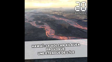 Hawaï: L'île gagne 2,8 km2 grâce au volcan Kilauea