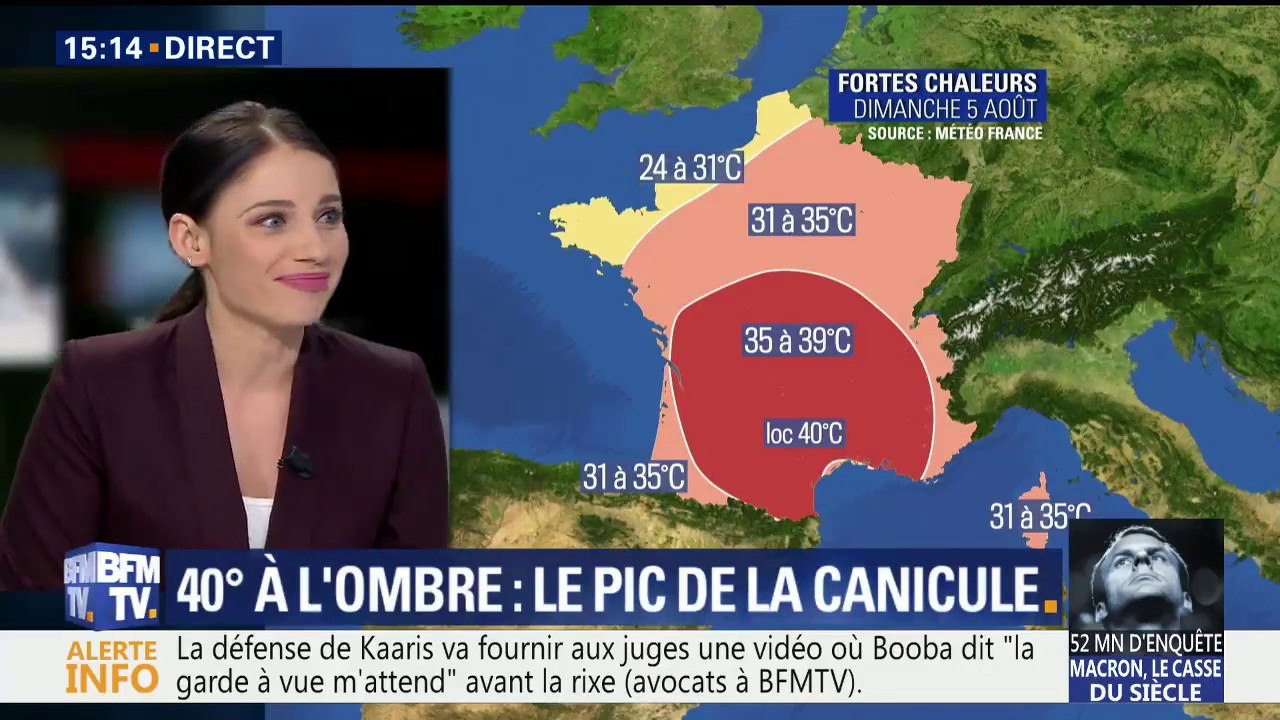 40° à l'ombre ce week-end... et il fera chaud au moins jusqu'à mercredi