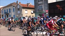 Le départ de l'étape du tour d'Alsace à Vesoul