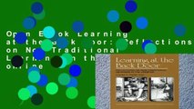 Open EBook Learning at the Back Door: Reflections on Non-Traditional Learning in the Lifespan online