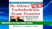 D0wnload Online Dr. Atkins  New Carbohydrate Gram Counter For Kindle