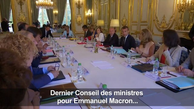 Dernier Conseil des ministres avant les vacances à Brégançon