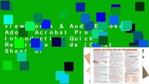viewEbooks & AudioEbooks Adobe Acrobat Pro DC Introduction Quick Reference Guide (Cheat Sheet of