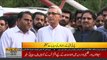 PTI leaders (Fawad Chaudhry and Jahangir Tareen) press conference outside Bani Gala - 03 Aug 2018