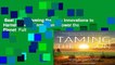 Best seller  Taming the Sun: Innovations to Harness Solar Energy and Power the Planet  Full