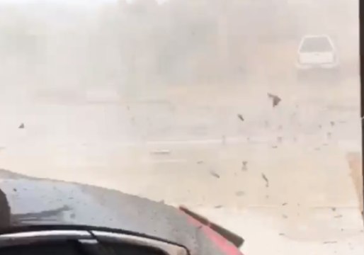 Lightning Blows Tiles off Roof of Arizona Home