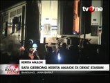 Gerbong Kereta Api Anjlok di Dekat Stasiun Bandung
