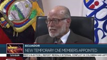 Members of Ecuador's Electoral Council Removed