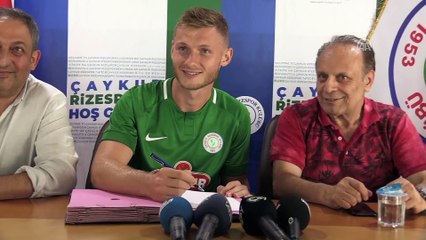 Çaykur Rizespor'da Brabec'e imza töreni - RİZE