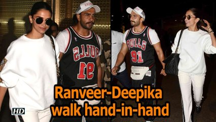 Airport Love: Ranveer and Deepika walk hand-in-hand