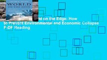 AudioEbooks World on the Edge: How to Prevent Environmental and Economic Collapse P-DF Reading