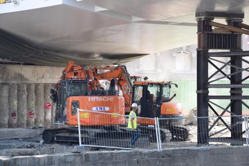 Le chantier du pont à Ponts reprend vie