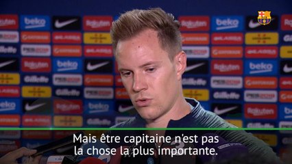 Barcelone - Ter Stegen "fier" d'être dans la liste des capitaines potentiels