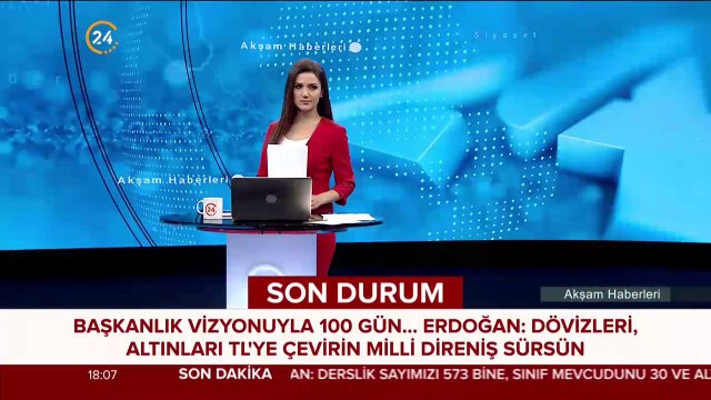 Cumhurbaşkanı Erdoğan, 100 günlük eylem planını açıkladı