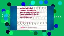 Full Trial Managing Data Mining Technologies in Organizations: Techniques and Applications For Any