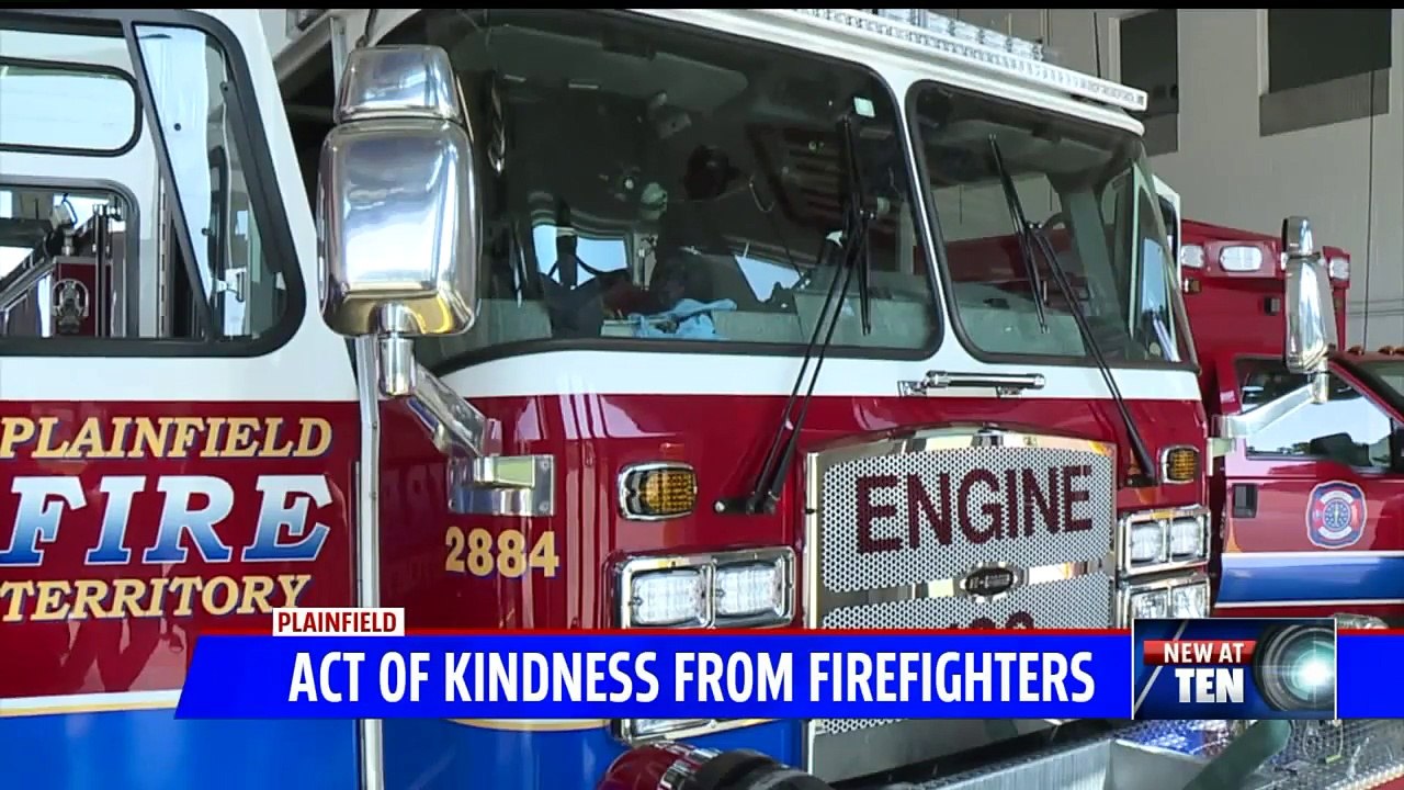 Firefighters Finish Mowing Man's Lawn After He Suffers Medical Issue