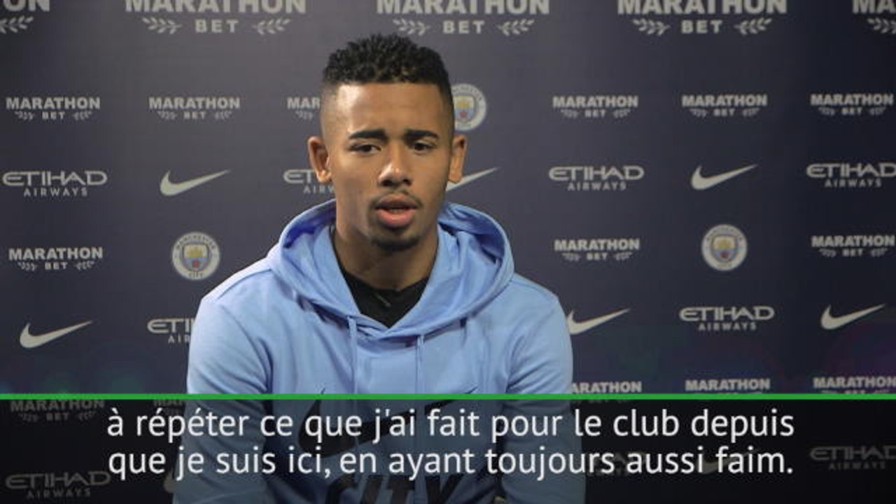 Man City - Jesus : "Continuer à avoir faim"