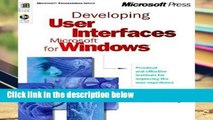 Get Full Developing User Interfaces Microsoft for Windows any format